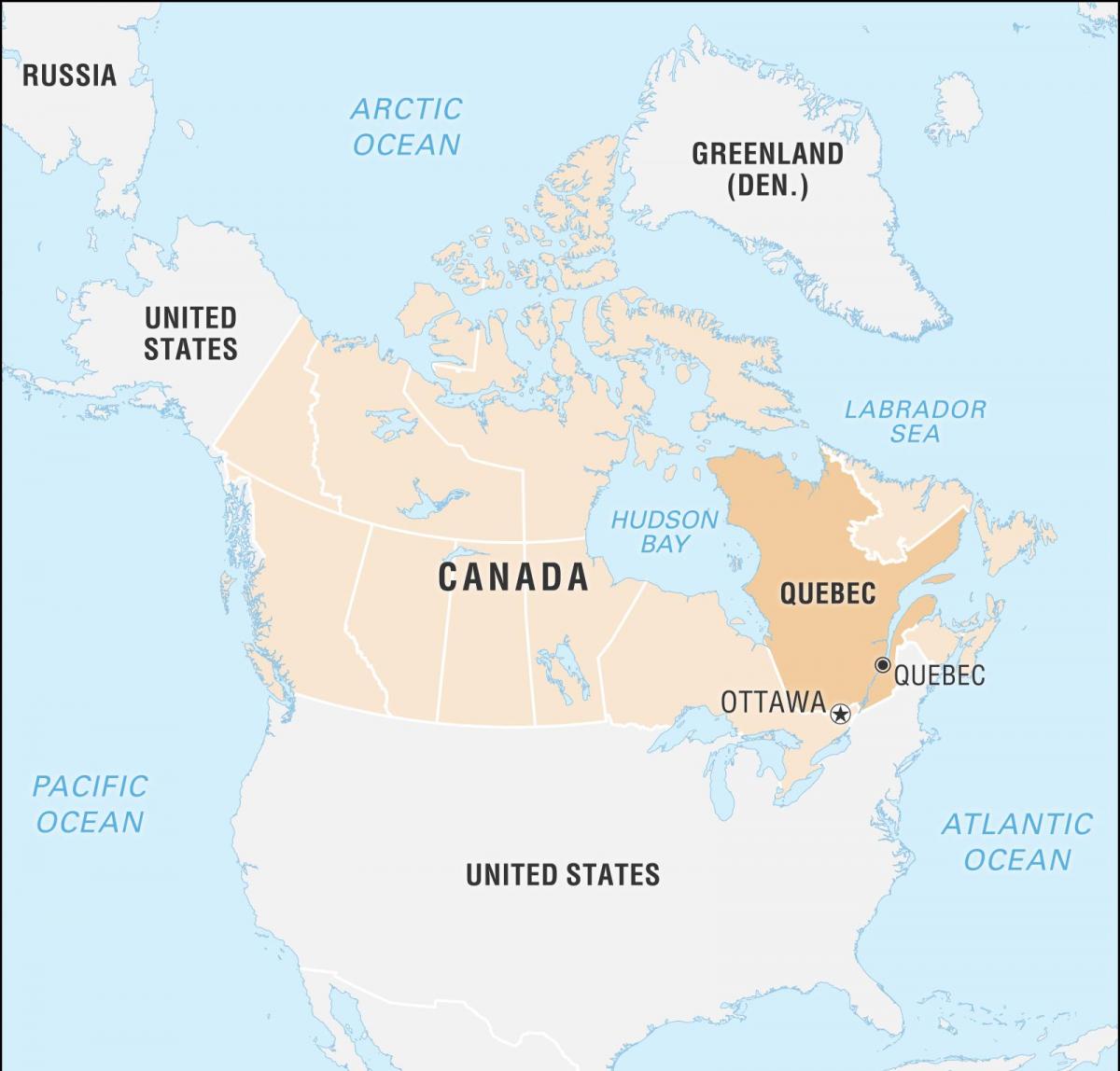 خريطة عاصمة كندا